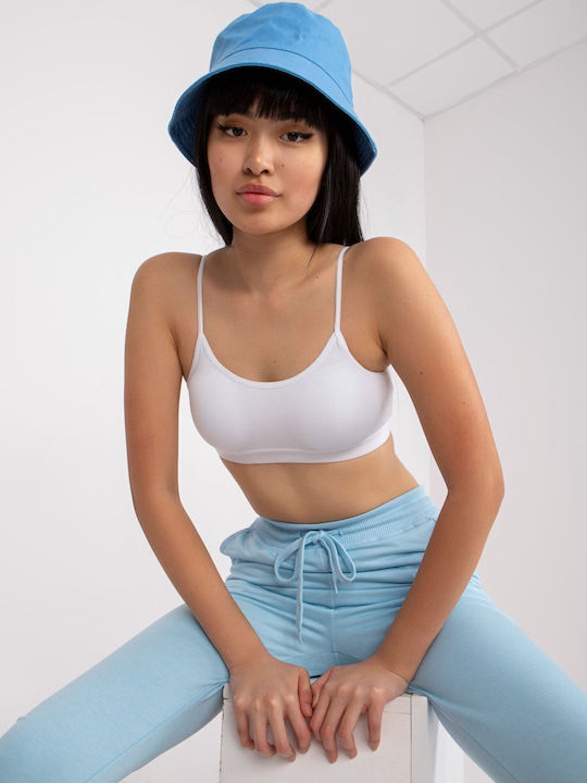 BR-TP- Women's Sports Bra without Padding White