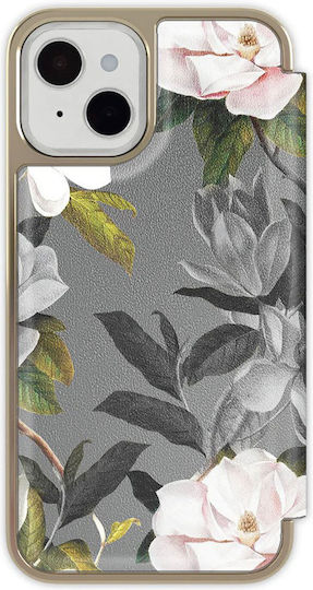 Ted Baker Book Δερματίνης Floral Grey (iPhone 14 Plus)