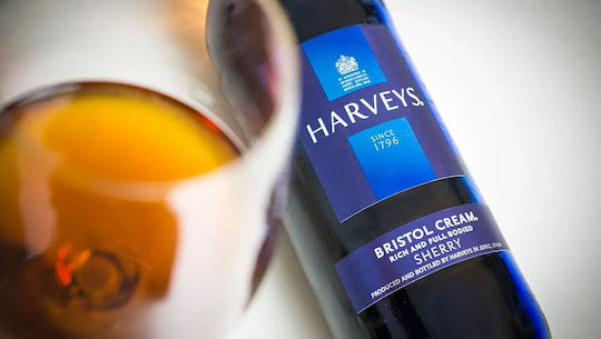 Harveys Wine Bristol Cream Sherry White Dry 750ml