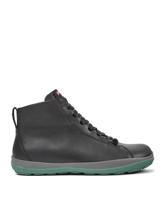 Leather Black Men's Boots