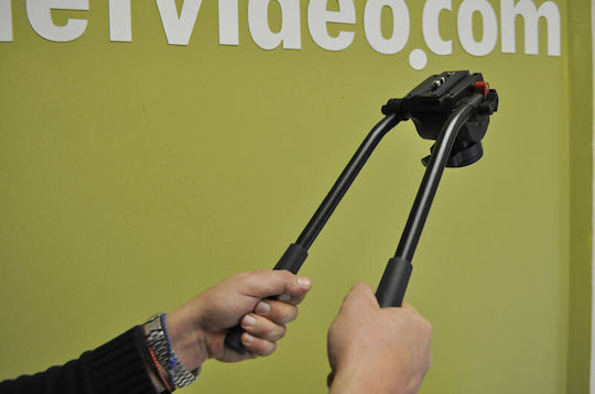 Photography & Video Monopod Made of Aluminum with Tripod Base with Hydraulic Head and 5kg Maximum Load