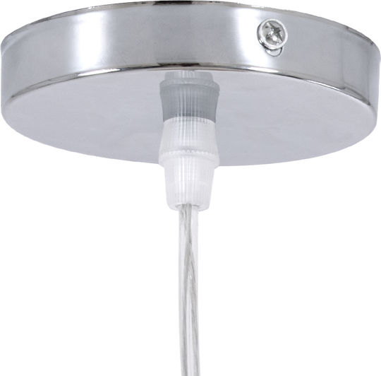 GloboStar Manila Ceiling Light Beige Boho Bell with E27 Socket 25x25x60cm