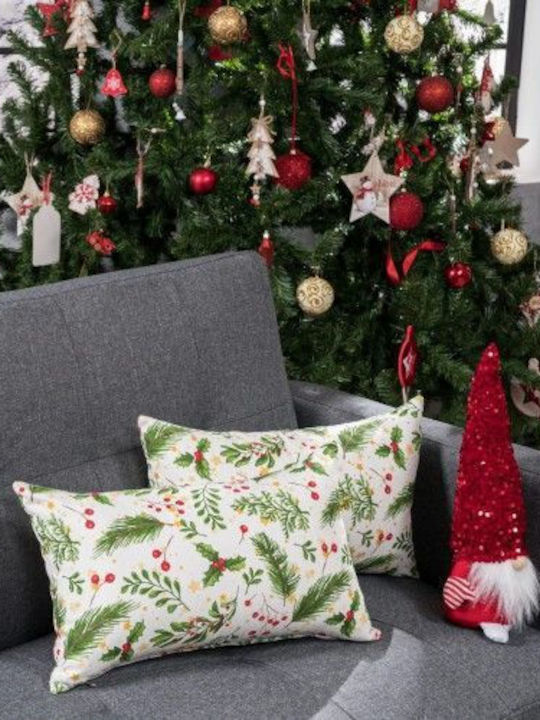 Teoran Christmas Decorative Square Pillowcase Mainz Multicolored 65x65pcs