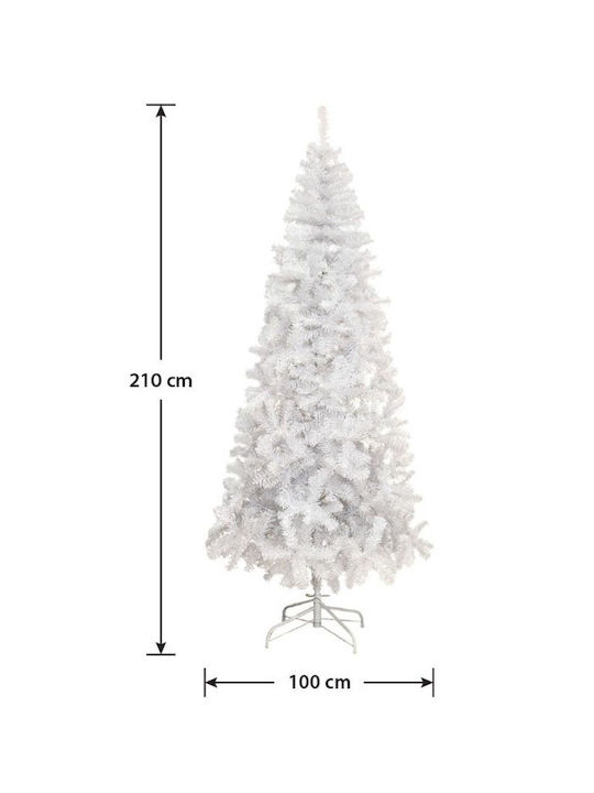 Christmas Tree Αlaska 210pcs with 725 Branches White