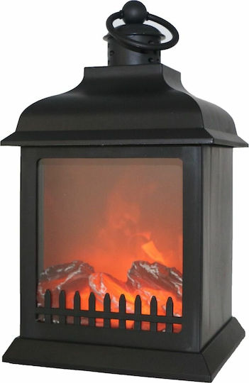 Entac ELFL27HUSB Dekorative Lampe Kamin Schwarz