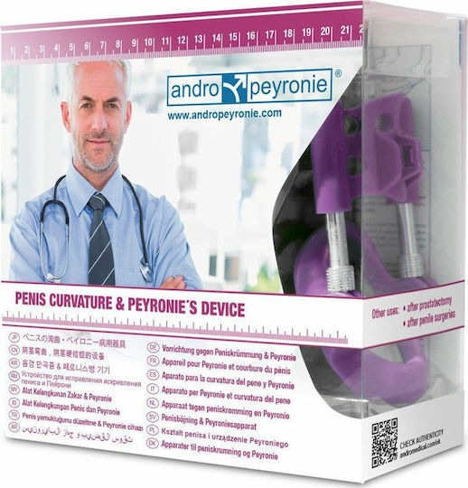 Andropenis Andropeyronie Penis Curvature & Peyronie's Divice Purple