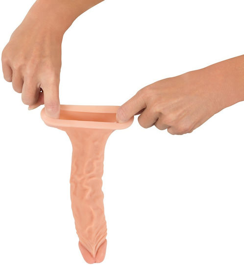 Nature Skin Extension Sleeve Proektasi Peous Flesh 3cm