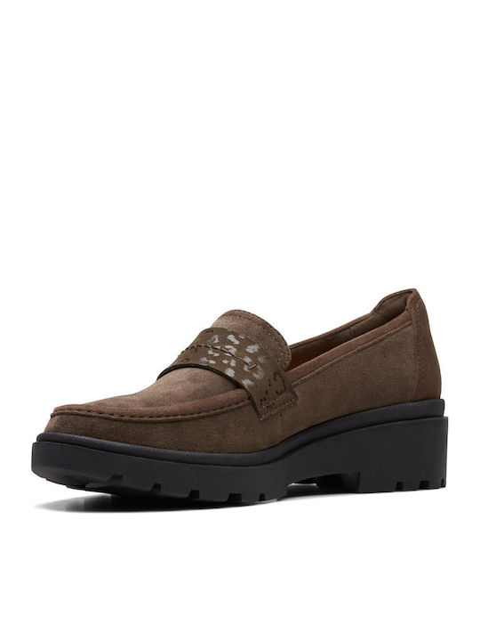 Calla Ease Дамски мокасини Dark Olive