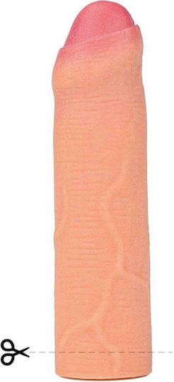 Lovetoy Revolutionary Silicone Nature Extender Uncircumcised Προέκταση Πέους Flesh 16.5cm