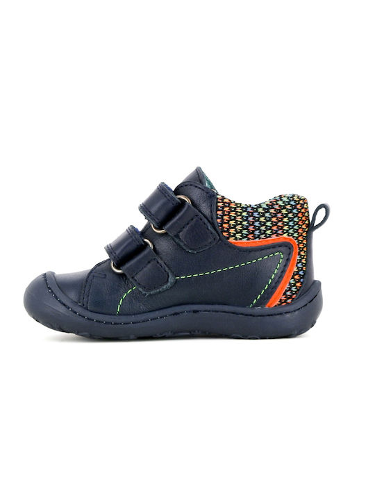 Pablosky Kids Boots with Hoop & Loop Closure Blue