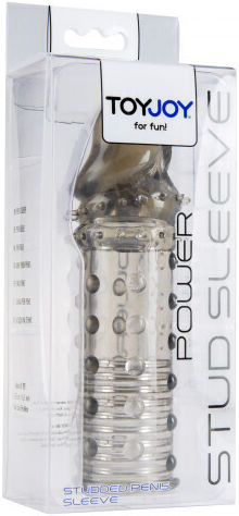 ToyJoy Power Stud Sleeve Προέκταση Πέους Grey 16cm