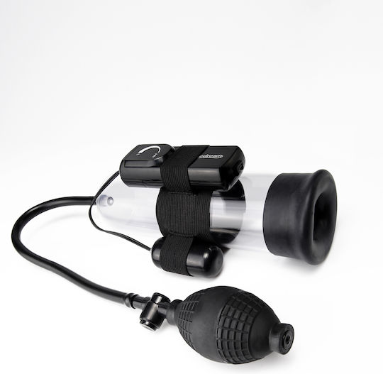 Pipedream Pump Worx Beginner's Vibrating Пенис помпа с вибрация Черен