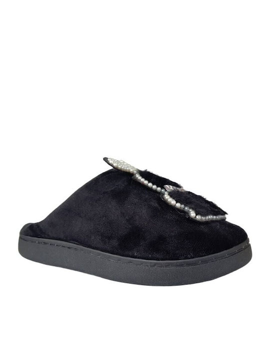 Jomix Animal Women's Slippers In Black Colour