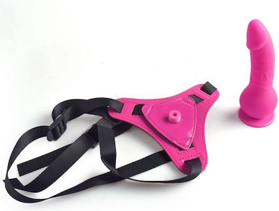 Toyz4lovers Strapon Naughty Games Harness with Dildo Pink