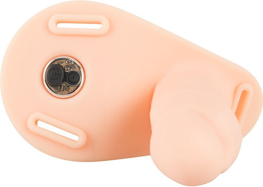 You2Toys Harness με Διπλό Dildo και Δόνηση σε Μαύρο Χρώμα