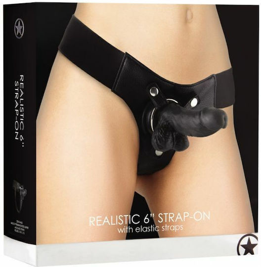 You2Toys Double Dong Strap-on Harness with Double Dildo 19cm in skin color