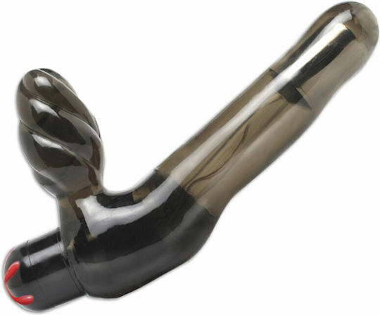 Pipedream Fetish Fantasy Series Vibrating Strapless Strap-On Strapless Strap On με Dildo 18cm με Δόνηση σε Μαύρο Χρώμα