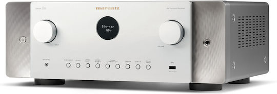 Marantz Cinema 60 Home Cinema Amplifier 4K/8K 7 Channels 50W/8Ω 70W/6Ω with HDR and Dolby Atmos Silver