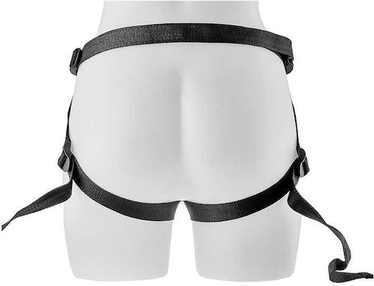 Dream Toys Blaze Harness With Dildo Harness με Dildo 13cm σε Μαύρο Χρώμα