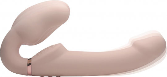 XR Evoke Ergo-Fit Strapless Strap-On Strapless Strap On με Dildo με Δόνηση στο χρώμα του δέρματος