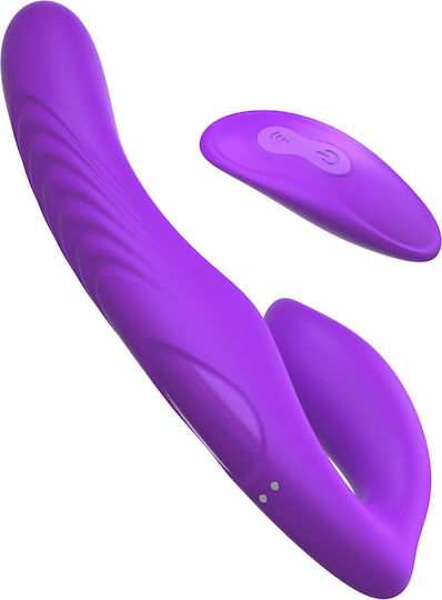 Pipedream Fantasy For Her Her Ultimate Strapless Strap-On Без презрамки Страп-он с Дилдо с вибрация в Лилав цвят