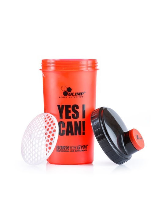 Olimp Sport Nutrition Yes I Can! Shaker Πρωτεΐνης 700ml Πλαστικό Κόκκινο