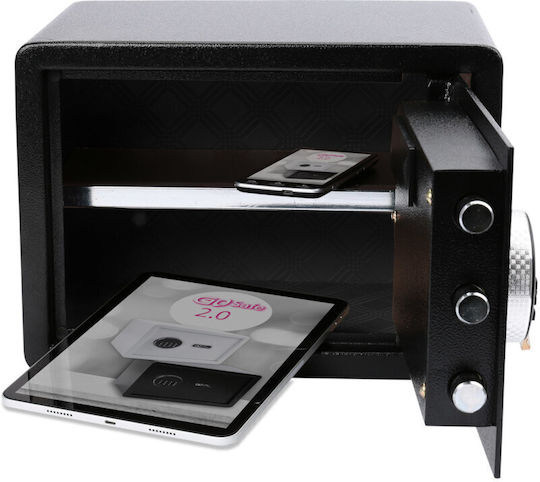 Olympia GoSafe 2.0 110 Tresor mit digitalem Schloss Abmessungen H25xB35xH25cm mit Gewicht 8kg 7100