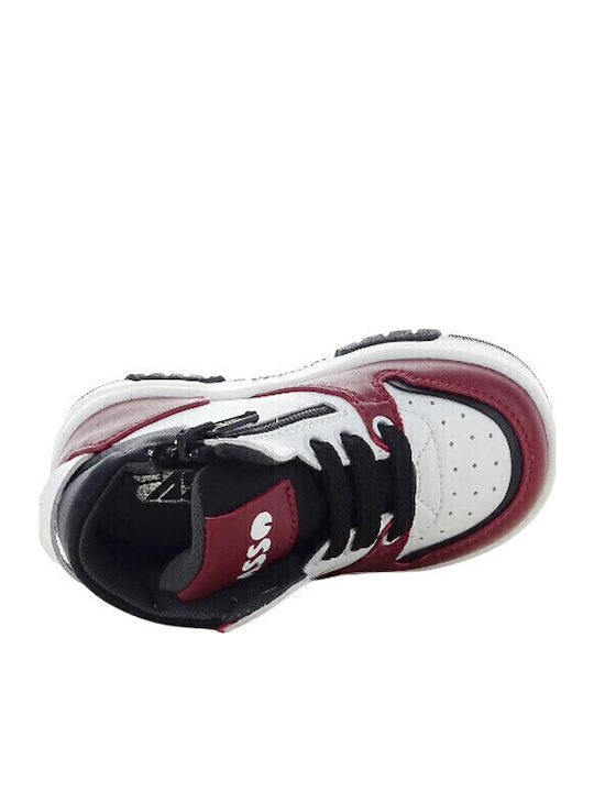 Παιδικά Sneakers High Μπορντό