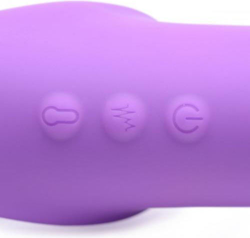 Strap U 10x Ergo-Fit G-Pulse Inflatable & Vibrating Strapless Strap-on Trägerlos Strap On mit Dildo 24.6cm mit Vibration in Lila Farbe