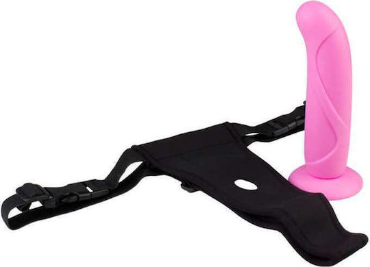 You2Toys Sweet Smile Silicone Strap-On Арсенал с Единично Дилдо 16см в Розов цвят