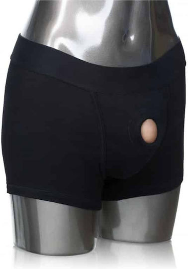 Calexotics Packer Gear Black Boxer Brief Harness Бельо в Черен цвят