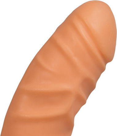 Seven Creations Strap-on Vibrating Hollow Extender Harness με Dildo 20cm στο χρώμα του δέρματος