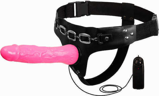 Baile Jessica Strap-on Harness with Dildo 18.5cm in Black Color