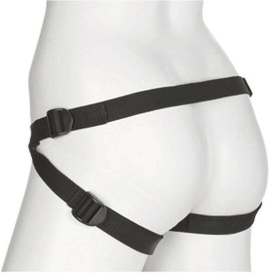 Vac U Lock Luxe Harness with Plug Harnașament în Culoare Negru
