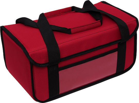 Geantă Izotermică Transport Cafea 11 Locuri cu Capacitate 20lt 42x22x22cm. Roșie