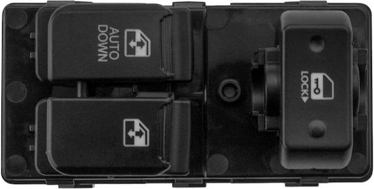 NTY Fensterheberschalter Auto für Hummer H1 11pin Schwarz
