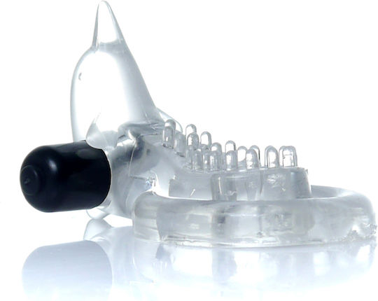 Boss Of Toys Dolphin Vibrant Inel Cock Silicon Clear 67-00050