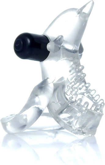Boss Of Toys Dolphin Vibrant Inel Cock Silicon Clear 67-00050