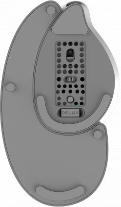 Delux M618XSD Wireless Ergonomic Bluetooth Vertical Mouse White