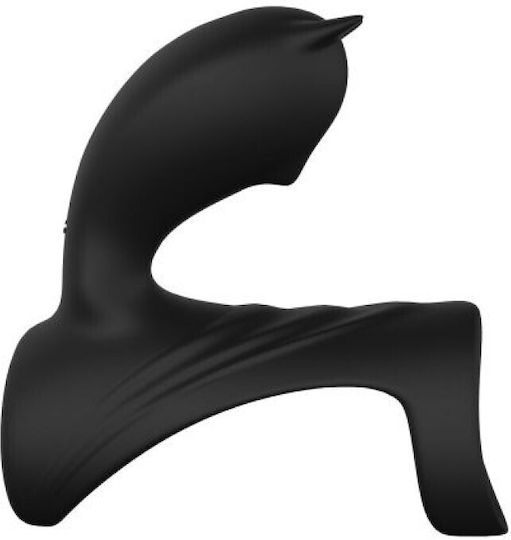 Toyz4lovers Dark Dreams Phallic Ring Black