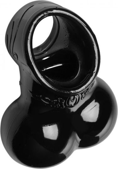XR Master Series Squeeze My Sack Erection Enhancer and Scrotum Pouch Cock Ring Schwanz & Hoden Schwarz