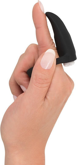 You2Toys Black Velvet Vibrating Cock Ring Cock Negru