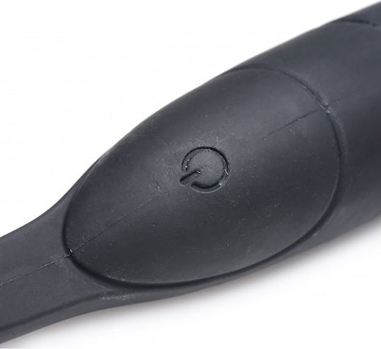 XR Alpha Pro 10X P Ring Cock Silicone with Anal Plug Black