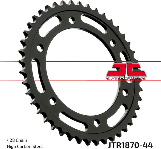 JT Sprockets Заден зъбен колело 2007-2011 44 Зъби за Yamaha YBR 250 - Интернет магазин