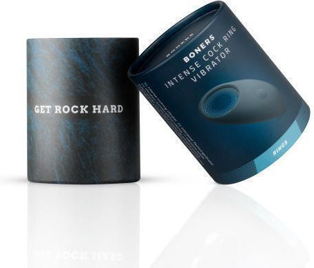 Boners Vibrating Cock Ring Gray