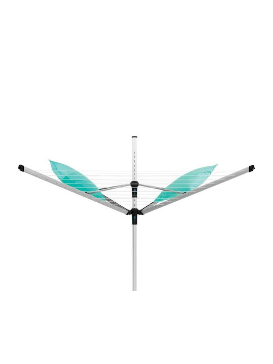 Brabantia Lift-O-Matic Rotary Dryer Advance 60 Μέτρων Πτυσσόμενη Απλώστρα Δαπέδου από Μέταλλο