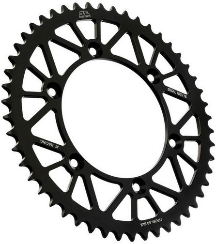 JT Sprockets Γρανάζι Πίσω 48 Δοντιών για Yamaha YZ 125 99-12 / YZF 250 01-04