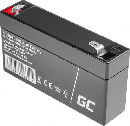 Green Cell Baterie UPS cu Capacitate 1.2Ah și Tensiune 6V AGM52 1buc