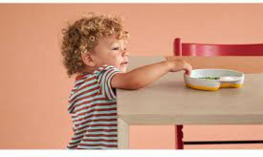 Mepal Baby Food Plate Miffy made of Plastic Yellow