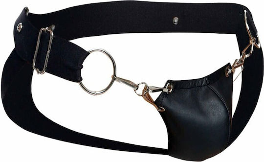 MOB Erotic Wear Dngeon Snap Jockstrap Black